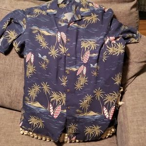 Men's Hawaiian Button Up Shirt